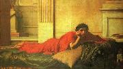 John William Waterhouse The Remorse of the Emperor Nero after the Murder of his Mother Spain oil painting artist
